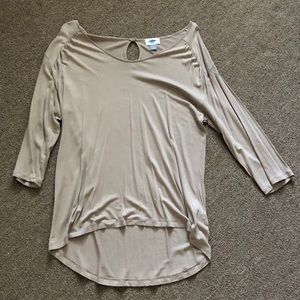 Light Brown Long Sleeve T-Shirt